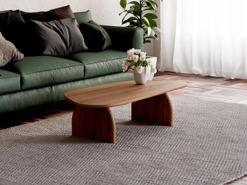 Unique Coffee Table - Modern oak coffee table - Scandi coffee table